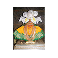 The utsav moorti of the goddess Mahalaxmi.